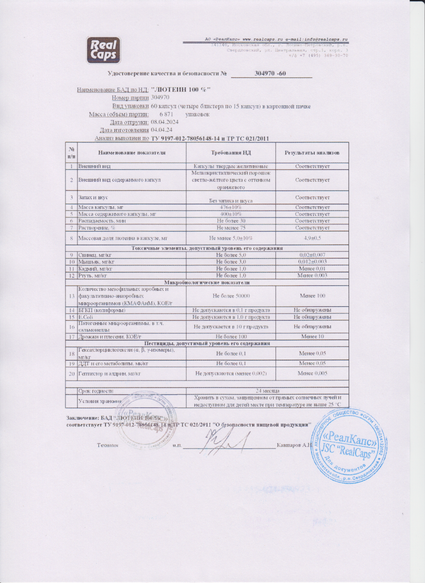 Паспорт №042024